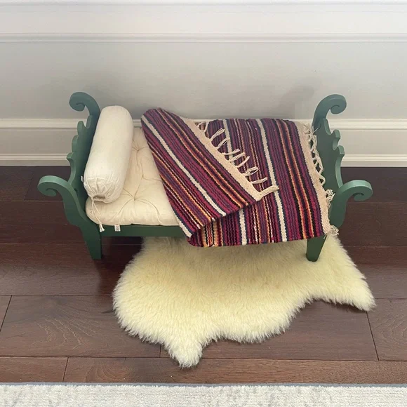 Vintage American Girl Josefina's Sleigh Bed and Accessories